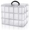 3 layer Stackable Storage Container 30 Adjustable Compartments - Stackable Storage Box for Hot Wheels, Toys, Jewelry, Beads, Arts, Crafts, Washi Tape, - Sewing Box, Sewing Accessories Organizer